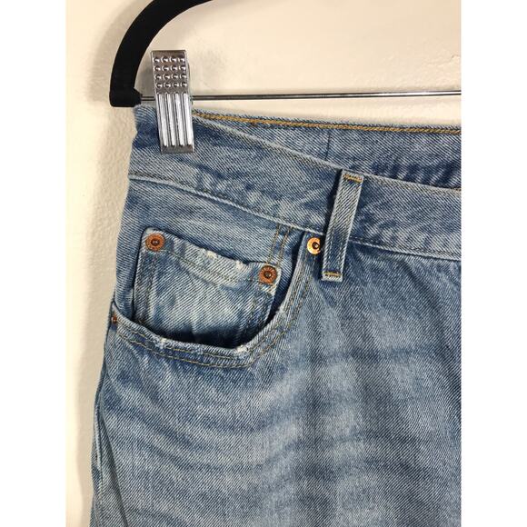 Levis Patchwork Quilt 501 Jeans 29 Upcycled 150th Anniversary Boho Denim - Picture 4 of 15